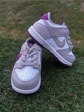 New Nike Dunk Low TD ,Size 6.5,Platinum Violet Purple FB9107-104